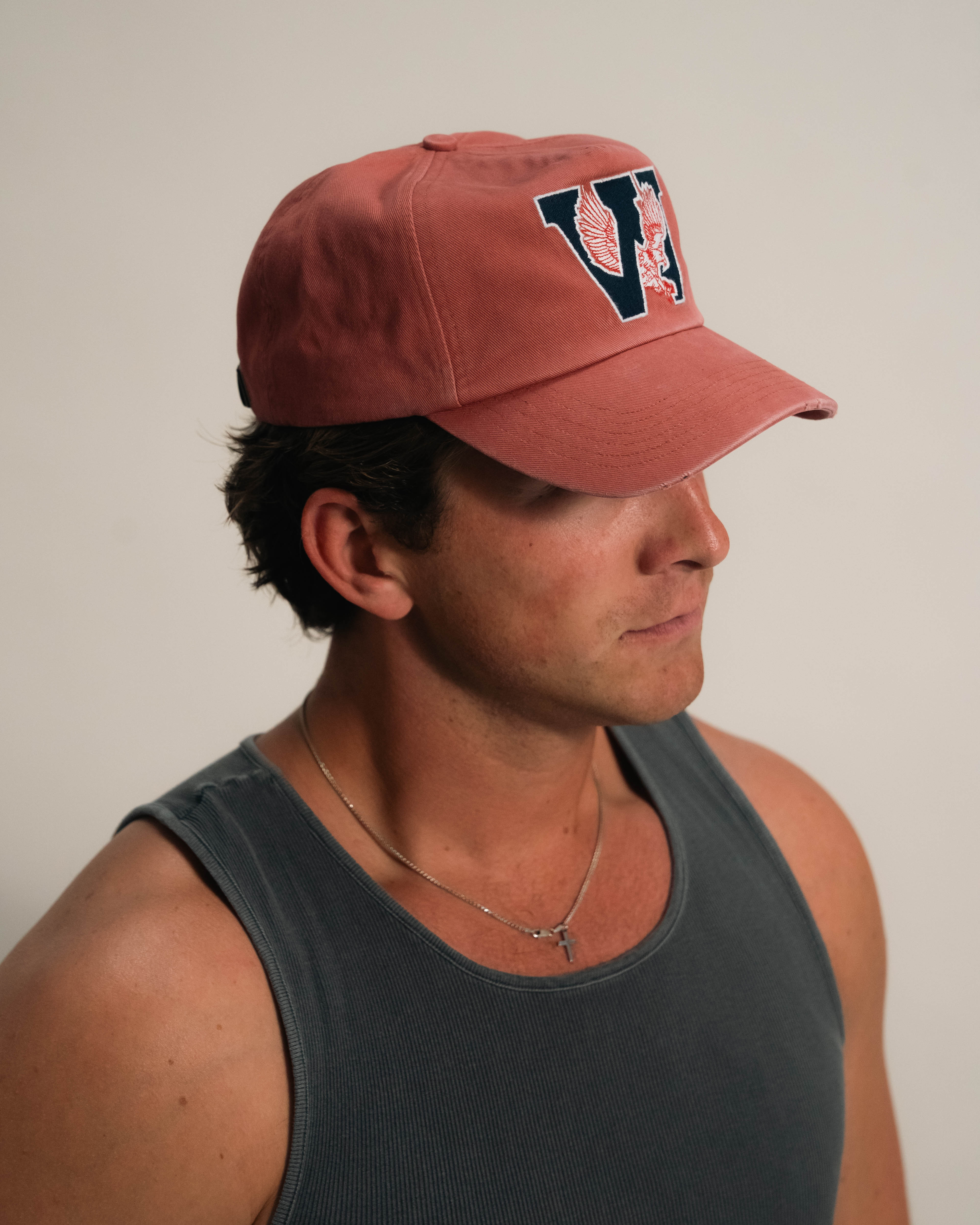 Washed Red Hat