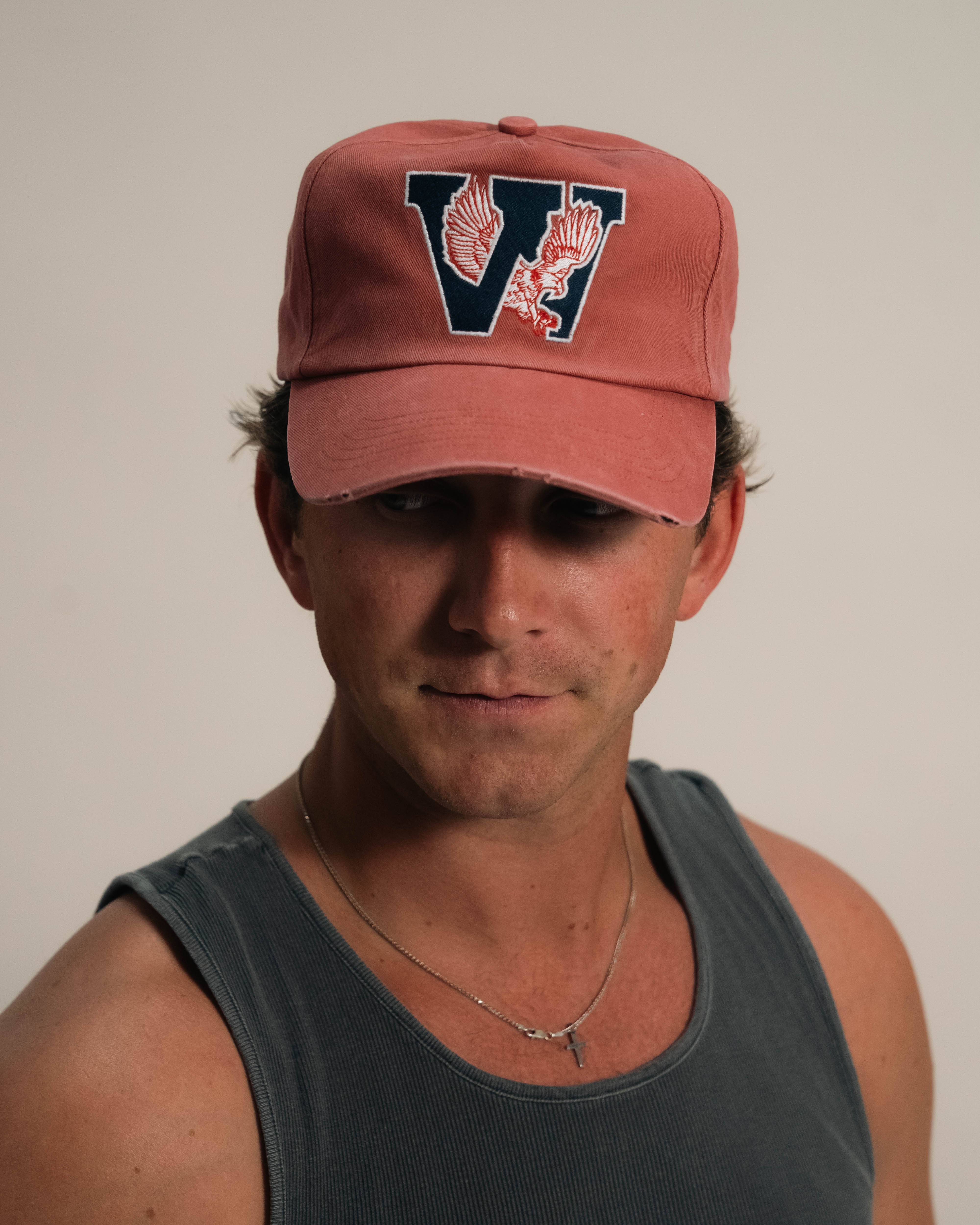 Washed Red Hat