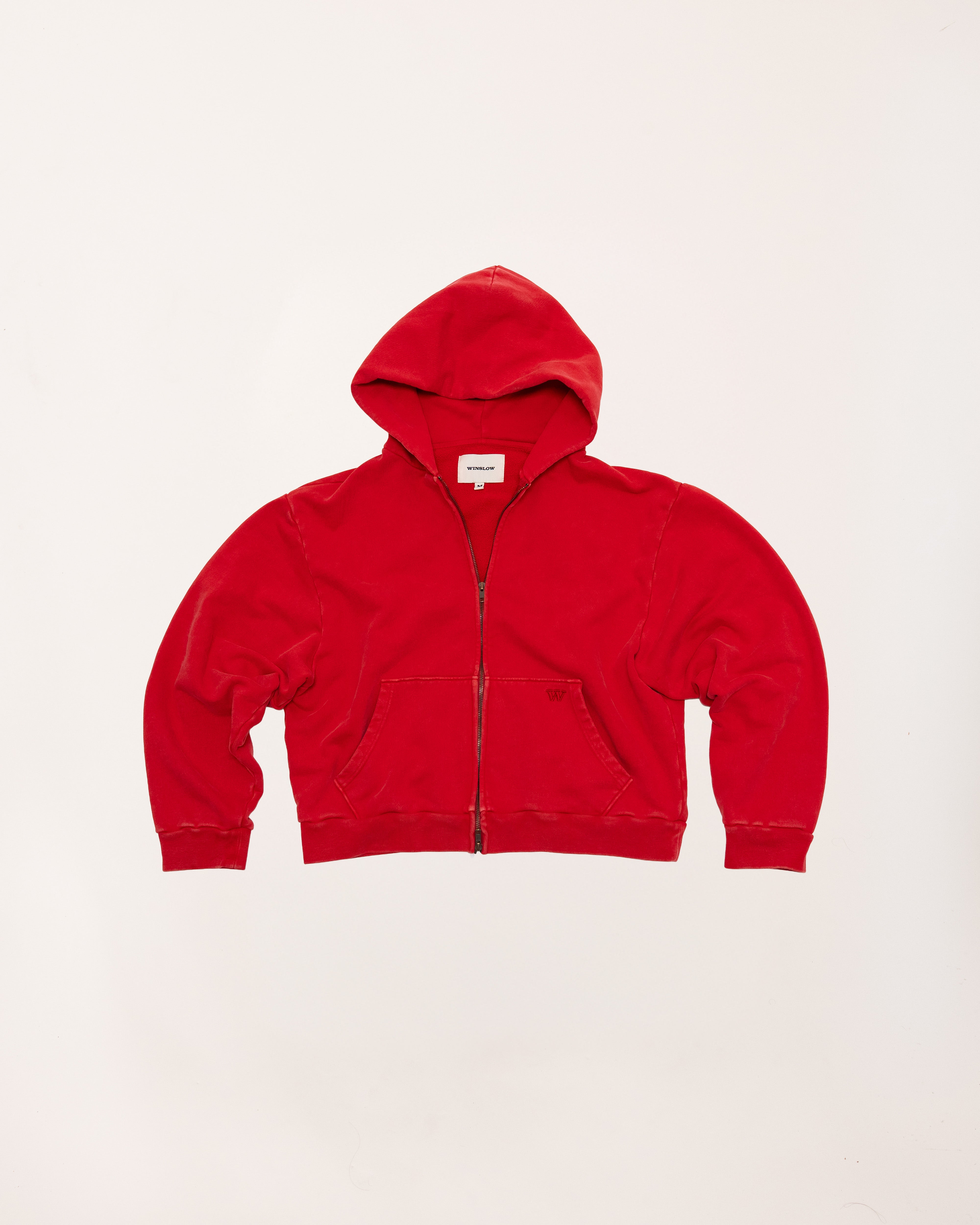 トップス Hiroki Tsuzuki Full Zip Hoodie Red HIROKI TSUZUKI】COTTON KNIT ZIP HOODIE – YZ